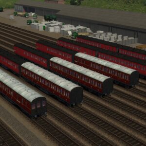 LMS Period III 57ft Non-Corridor Carriage Pack